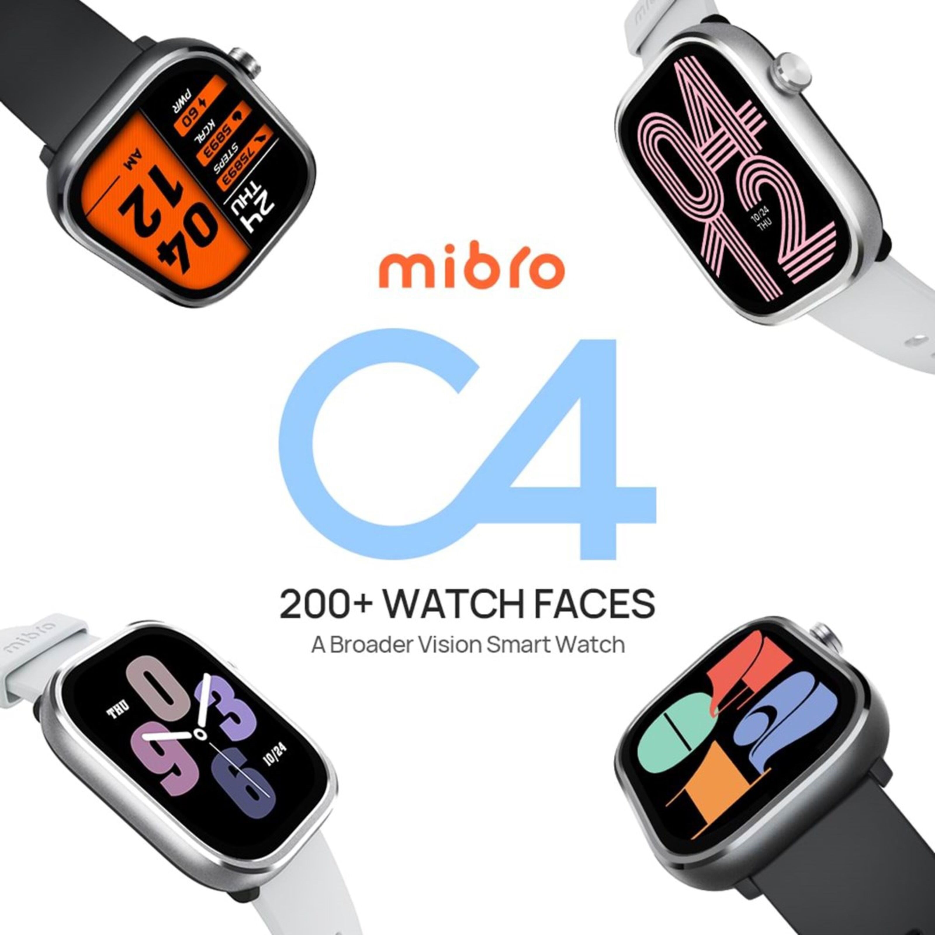 Mibro C4 Smartklokke Sølv