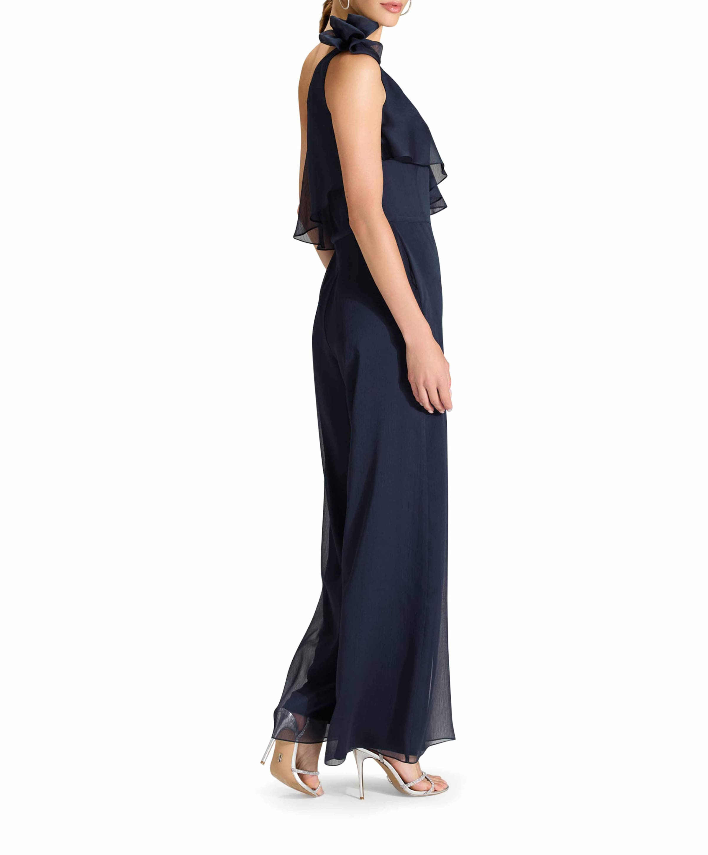 Swing One-Shoulder Jumpsuit blauw