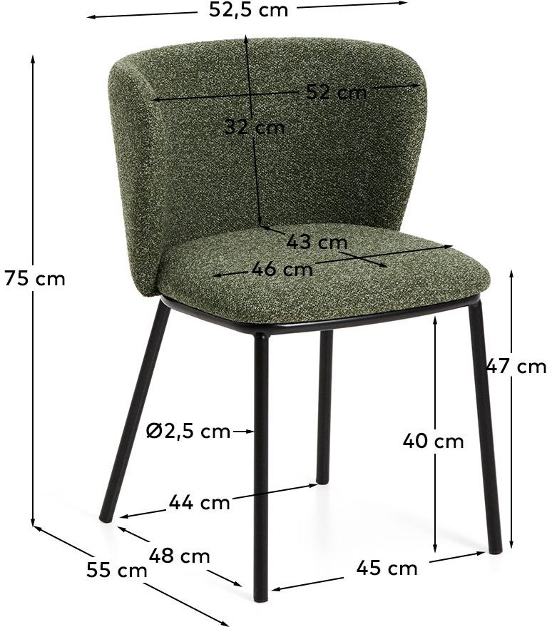 Kave Home   Ciselia Eetkamerstoel