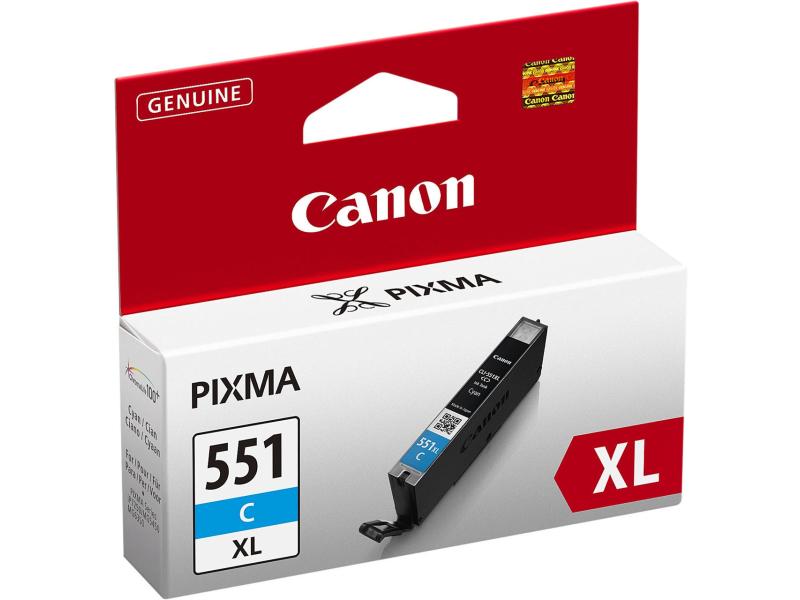 Canon Tinte CLI-551C XL Cyan Tinte, Cyan