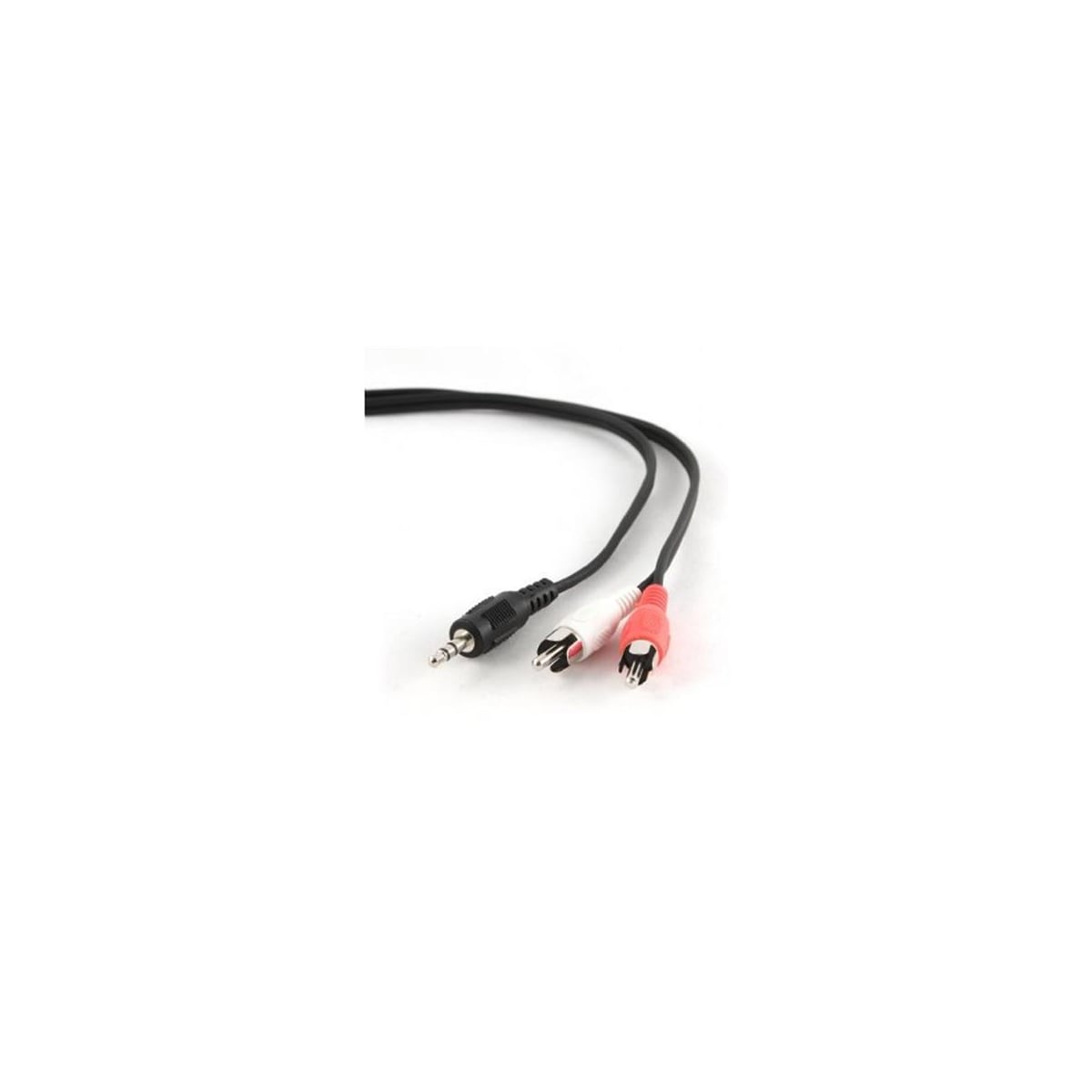 Cablexpert 1,5 m, 3,5 mm/2xRCA, M/M 1,5 m, svart, rød, hvit
