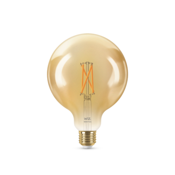 WiZ Connected LED globe E27 50W filament gold koel tot warmwit licht dimbaar