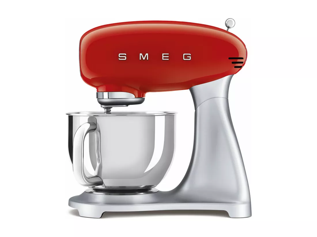 Smeg Robot sur socle 4,8l 800w rouge - smf02rdeu