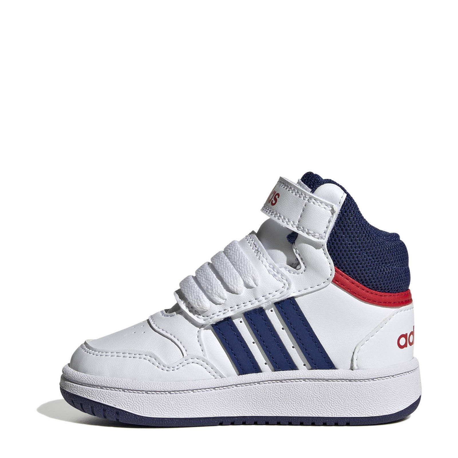 adidas Hoops Mid 3.0 sneakers wit/blauw/rood