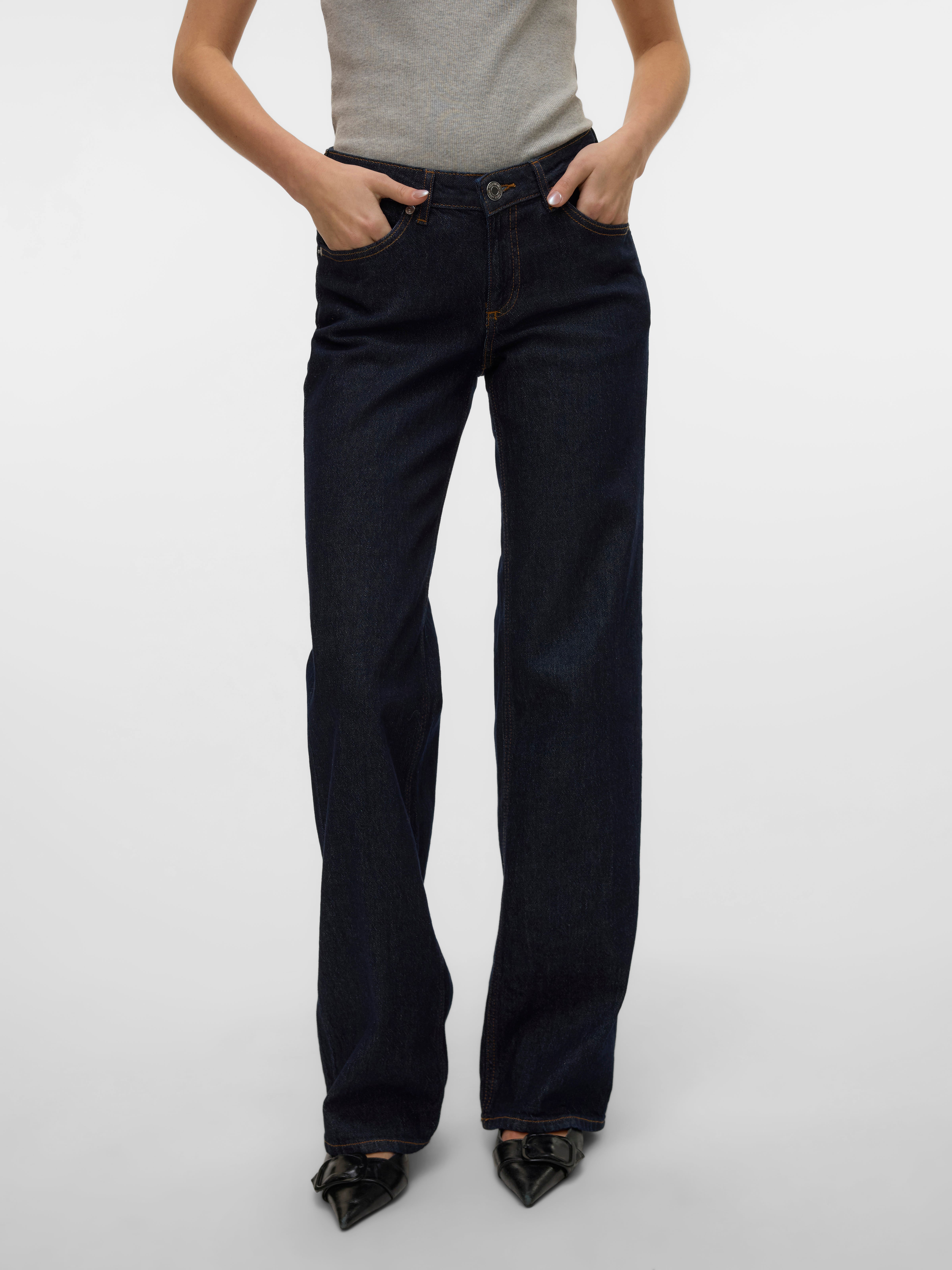 VMVANESSA Low rise Wide leg fit Jeans
