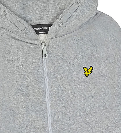 Lyle & Scott Cardigan - Light Grey Mergel