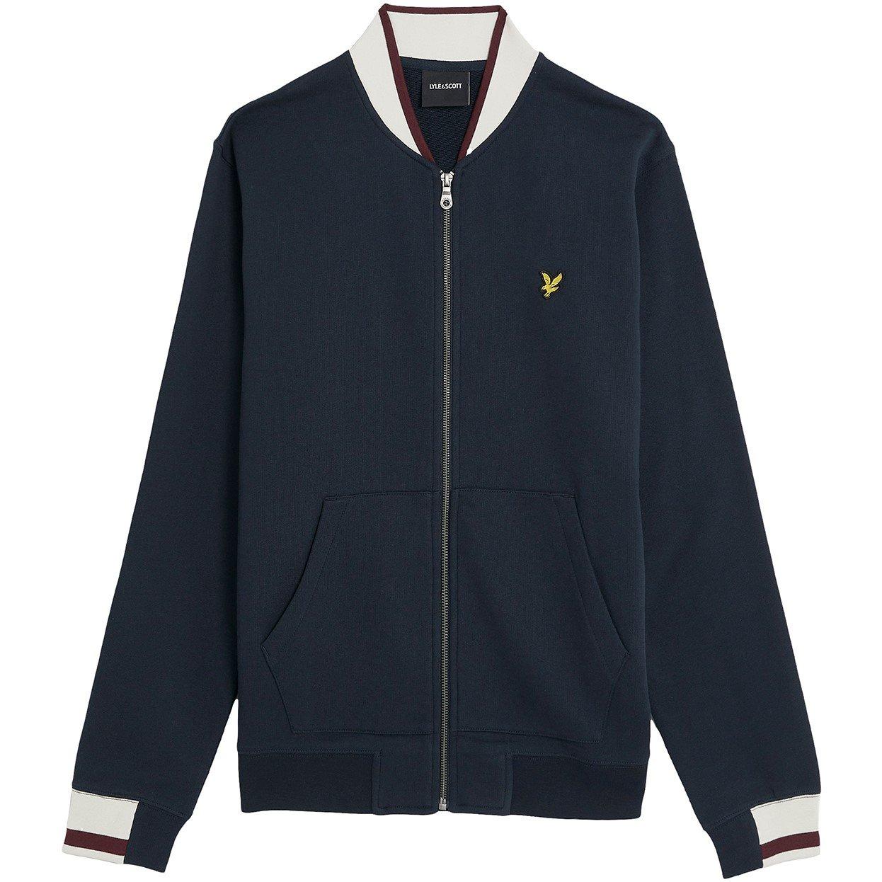 Lyle and Scott Jersey Bomber Jacket