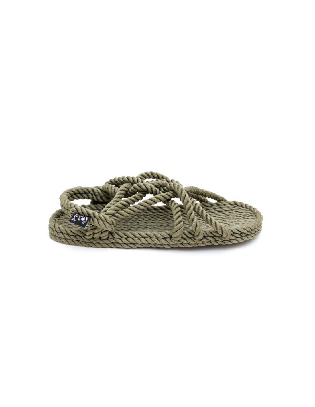 nomadic Sandales femme jc sage green en corde kaki