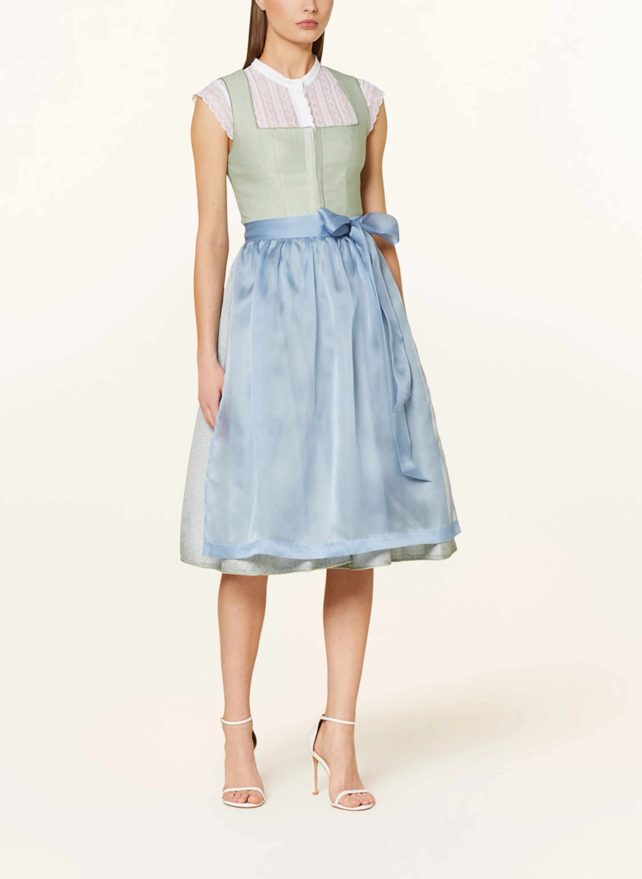 KINGA MATHE Dirndl ALCAMO mit Seide und Leinen