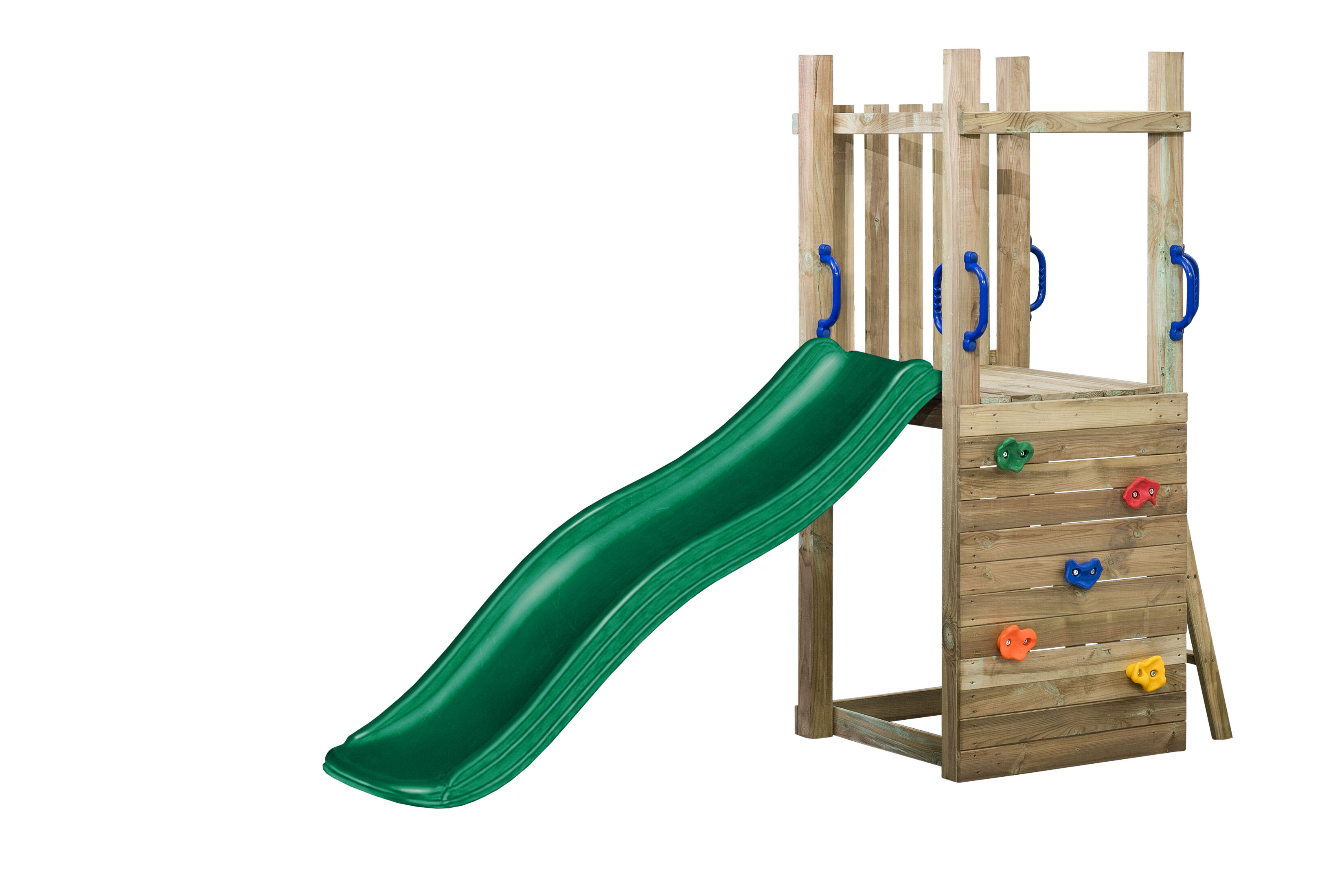 Swing King Irma - Speeltoren - Groen - Hout