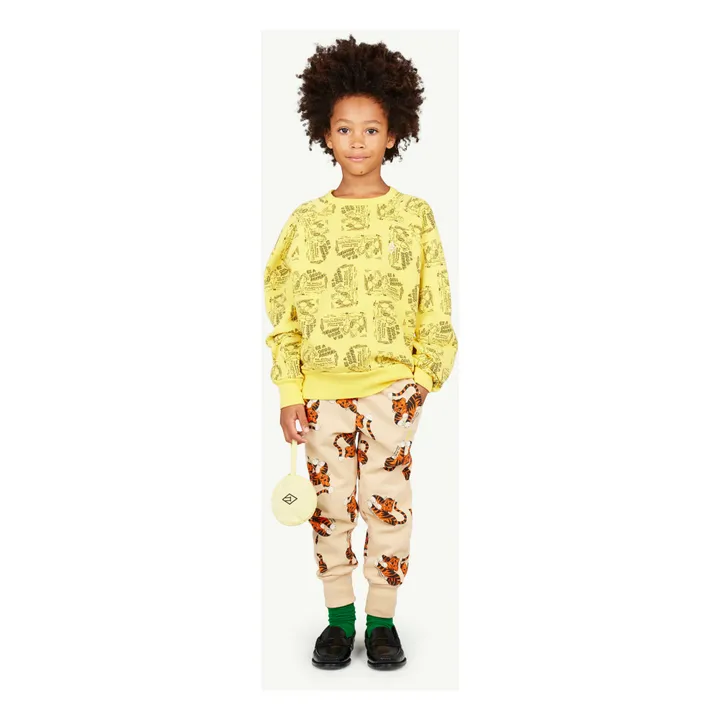 The Animals Observatory Sweat Shark Fantôme | Jaune