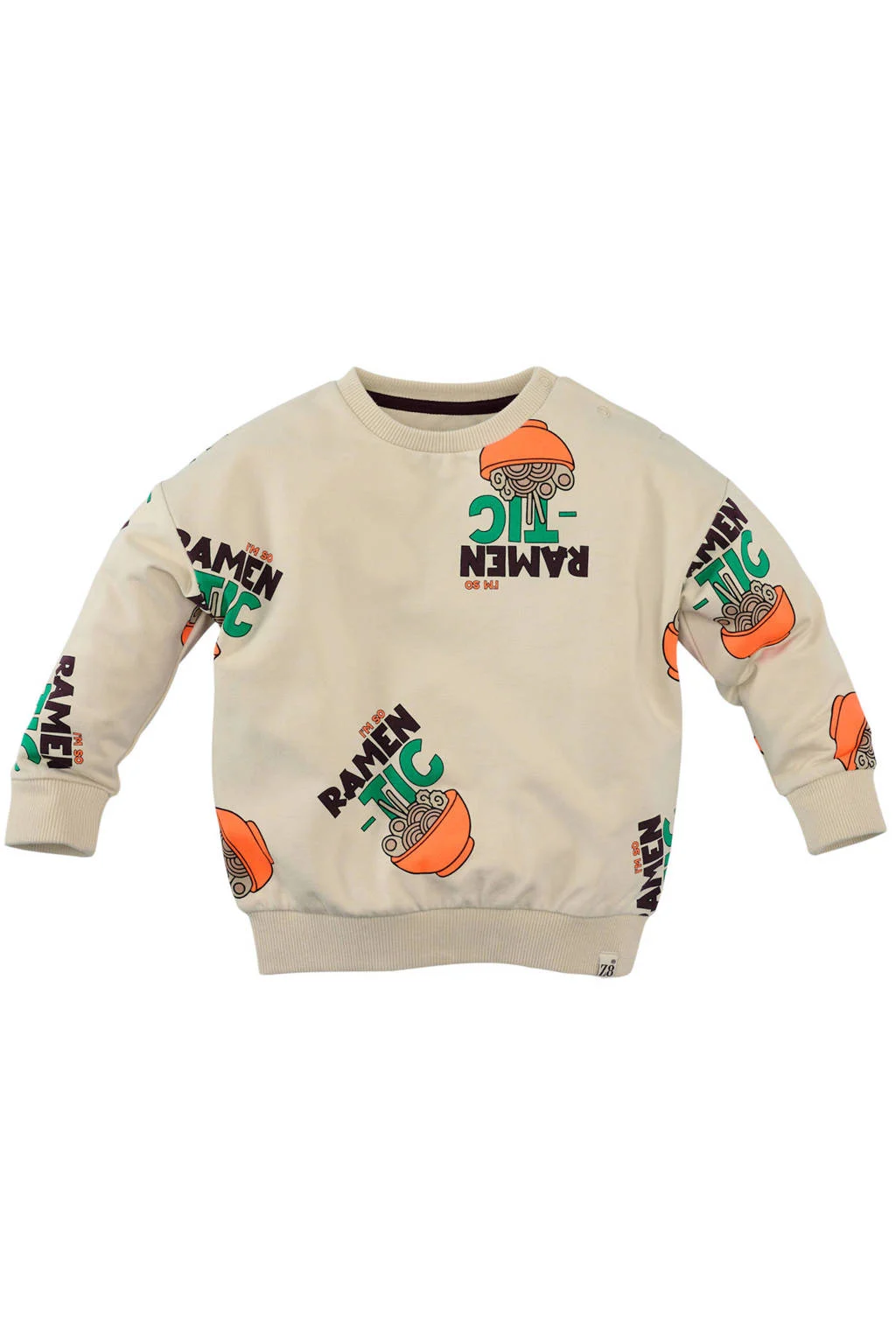 Z8 mini sweater Ralf ecru/groen/oranje