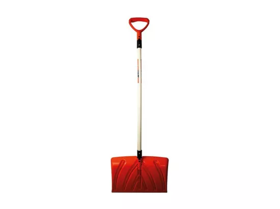 Pelle Poussoir 45cm Fischer Darex - Godet Résine, Lame Aluminium, Manche Bois Ergonomique