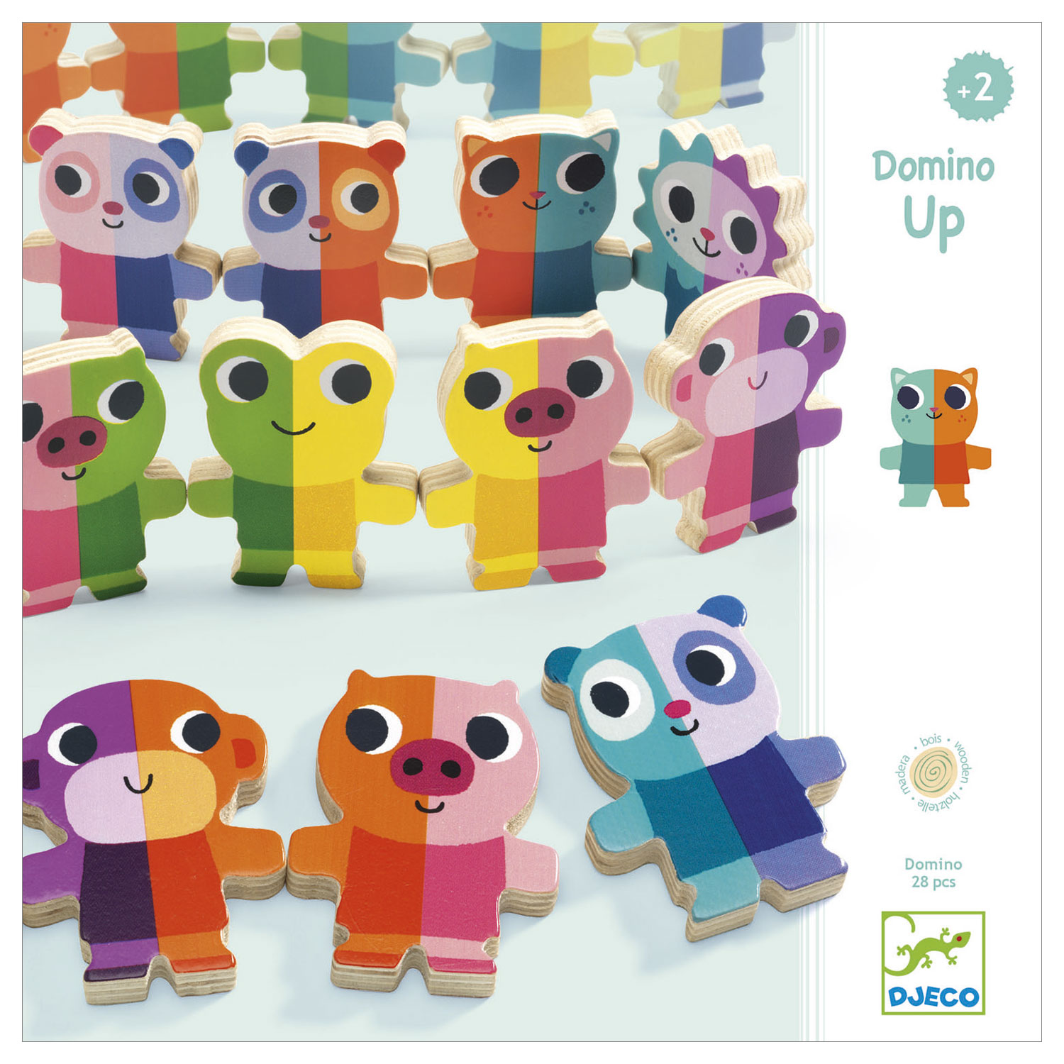 Djeco Dieren Domino, 28dlg.