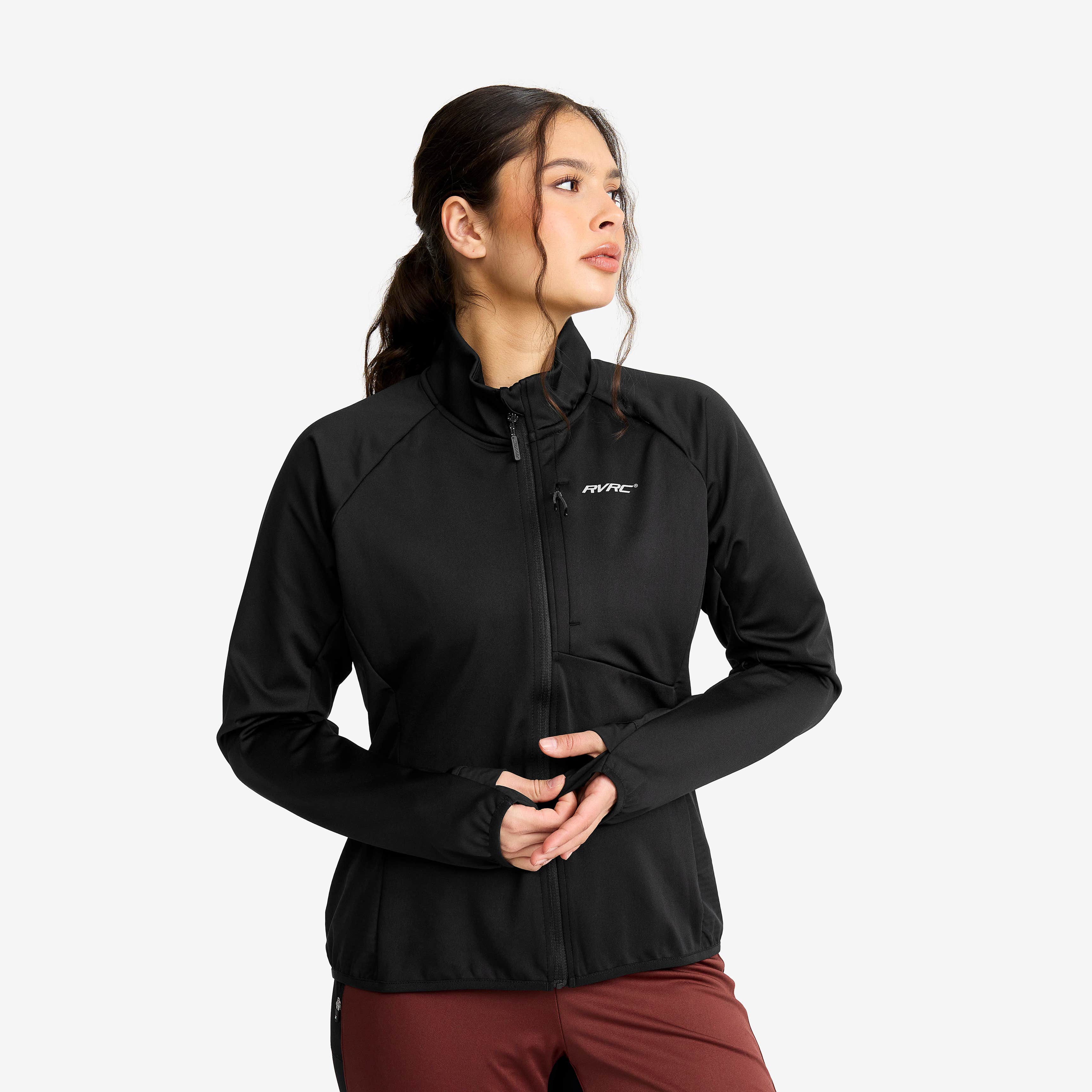 Pace Wind Jacket Dame Black