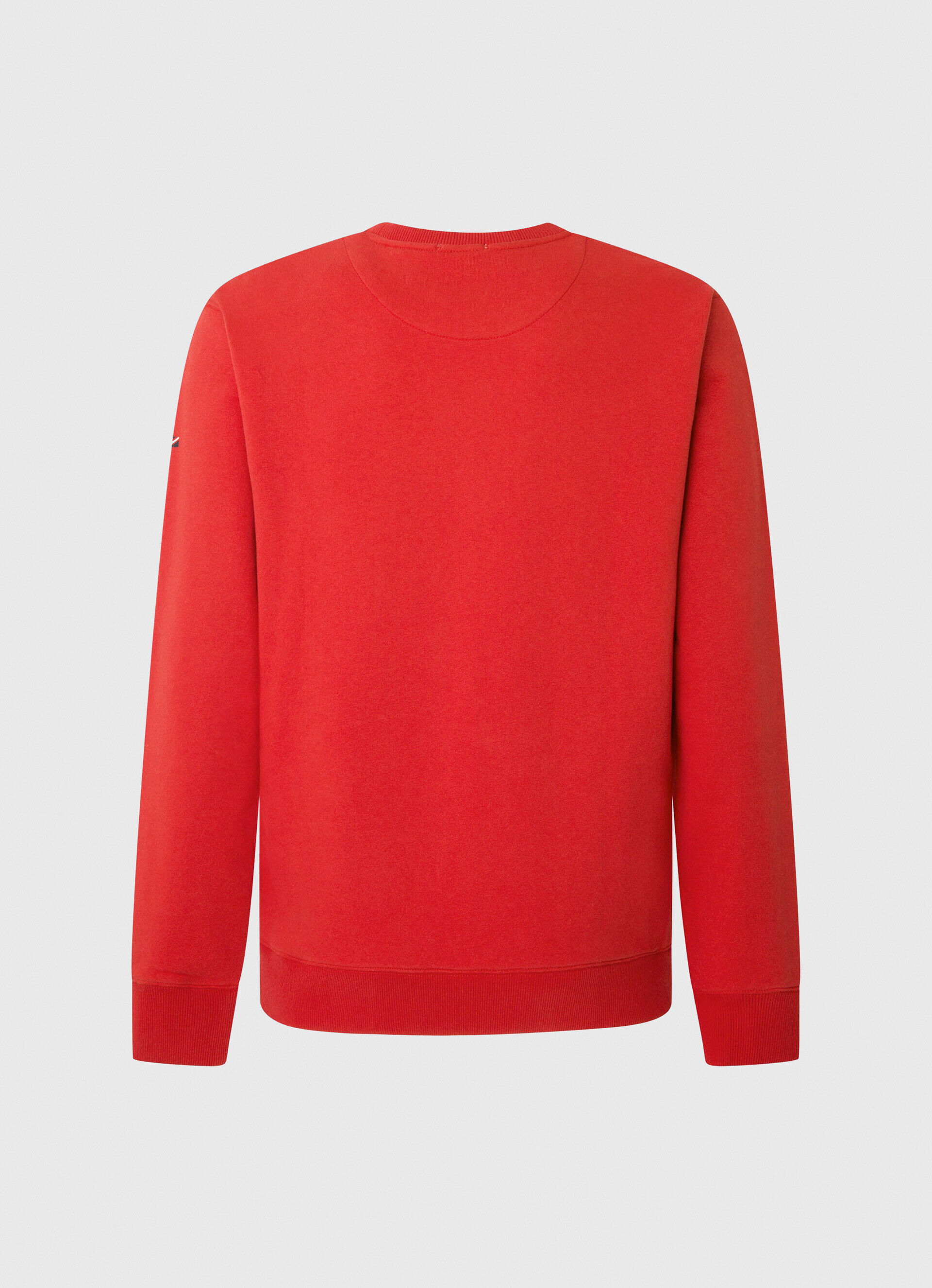 Moletom de algodão com logo estampado - vermelho estúdio