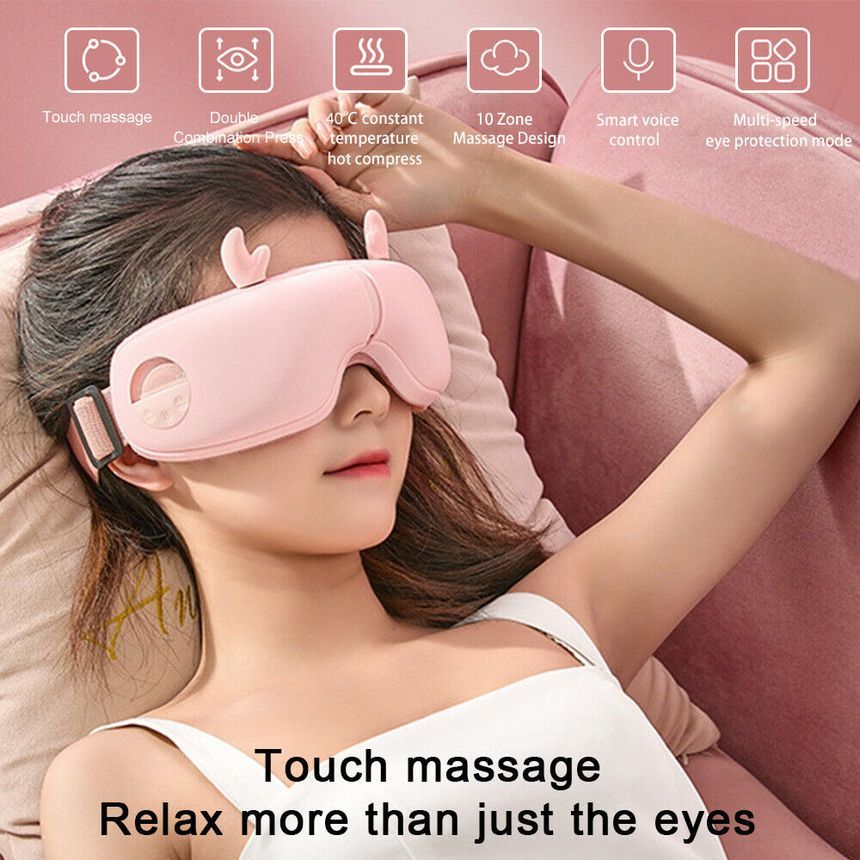 HOMTEC - USB oplaadbare oogmassager (verschillende uitvoeringen)