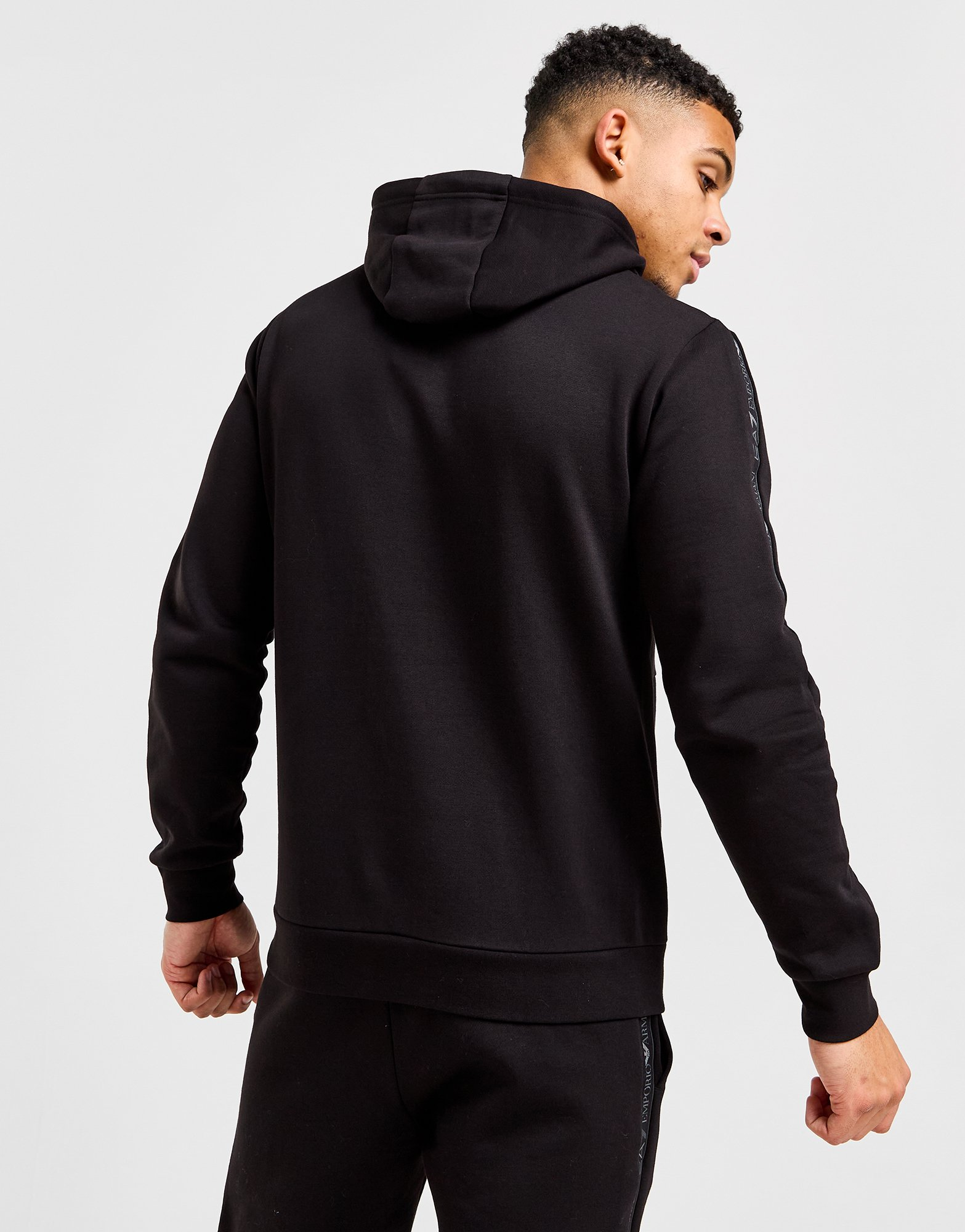 Emporio Armani EA7 Sweat à Capuche Tape Homme