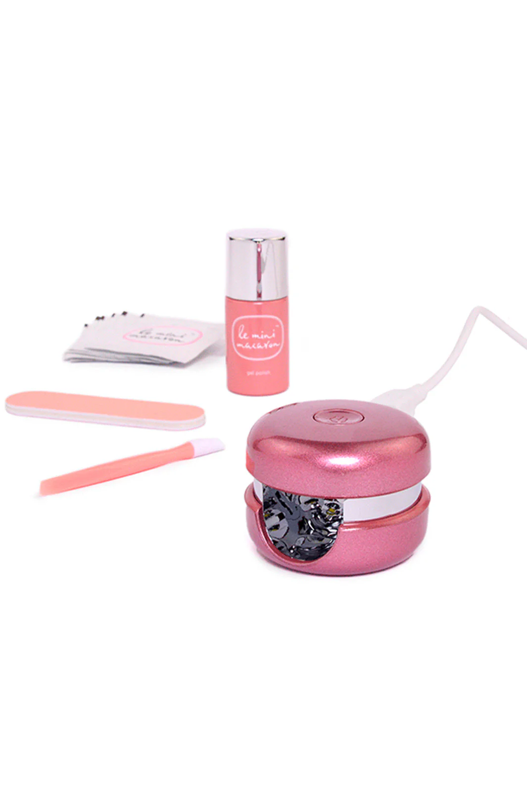 Le Mini Macaron Gel Manicure Kit rose gold