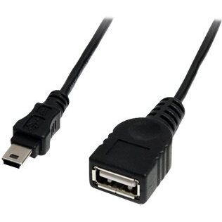 StarTech.com Câble Mini USB 2.0 de 30cm - USB A vers Mini B - F/M