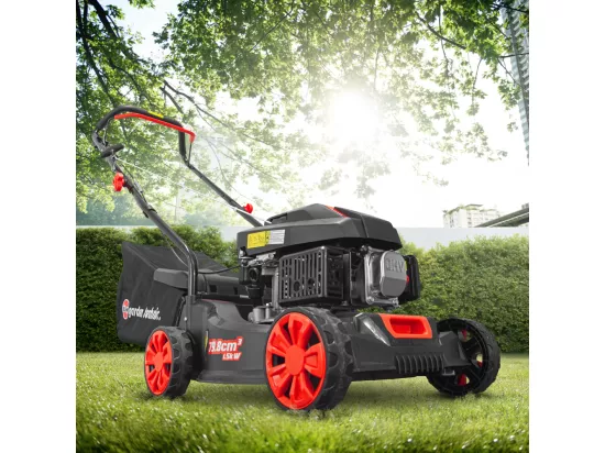 Tondeuse thermique poussée 79.8CC avec carter en plastique - Elem Garden Technic