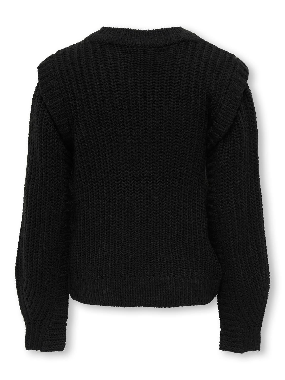 KOGNEWLEXINE Strickpullover Black