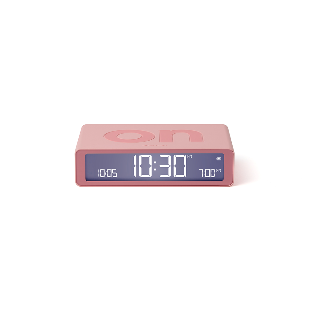 Flip Classic Digitaler Wecker Nachttisch Uhr mit LCD Display (LEX-LR157P4) - Pink