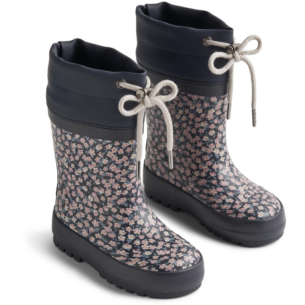 Køb Wheat Raining Flowers Termo Gummistøvler Print