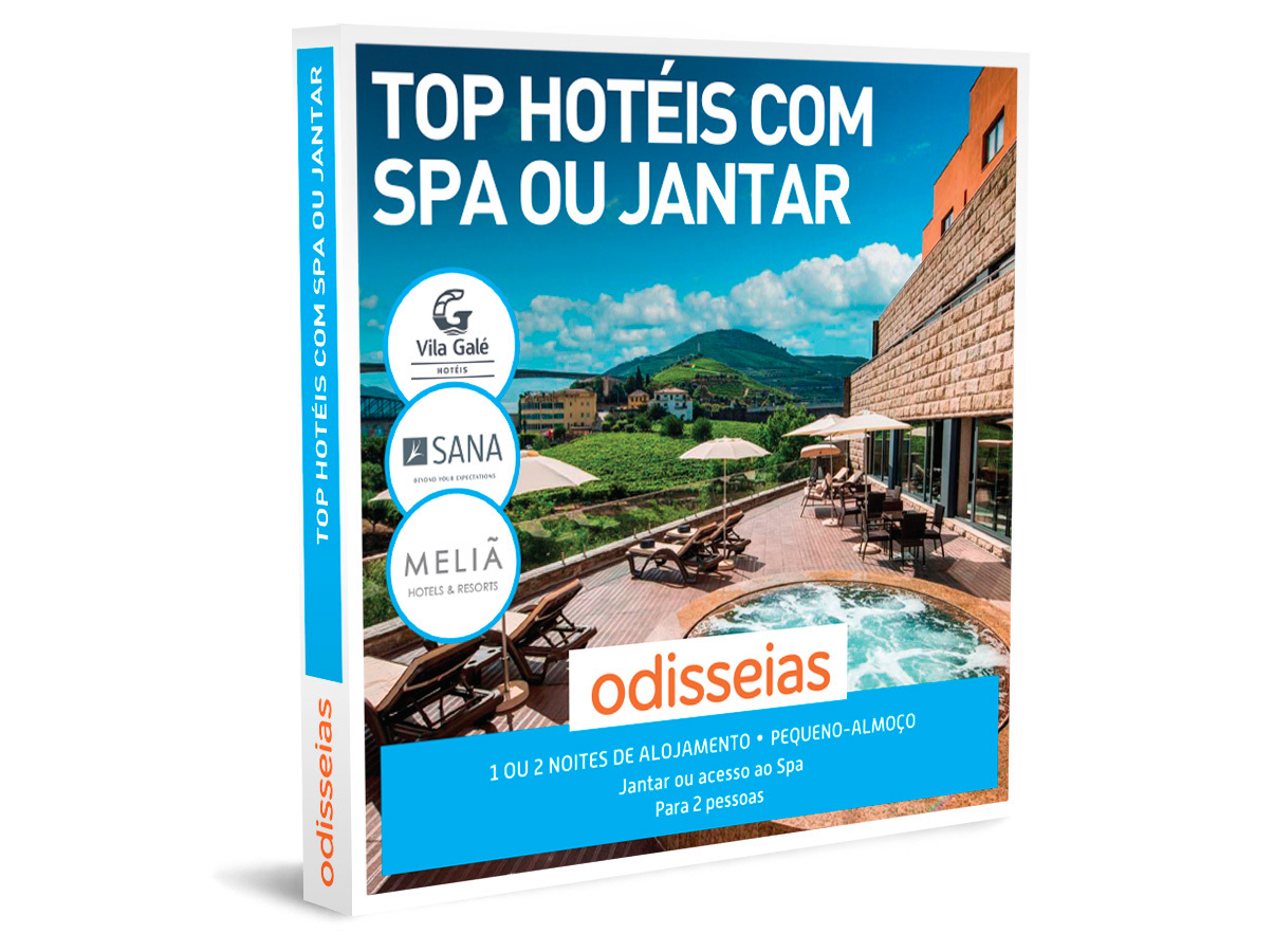 PACK ODISSEIAS ALOJAMENTO SPAS EM HOTÉIS ATÉ 5* PARA 2 PESSOAS