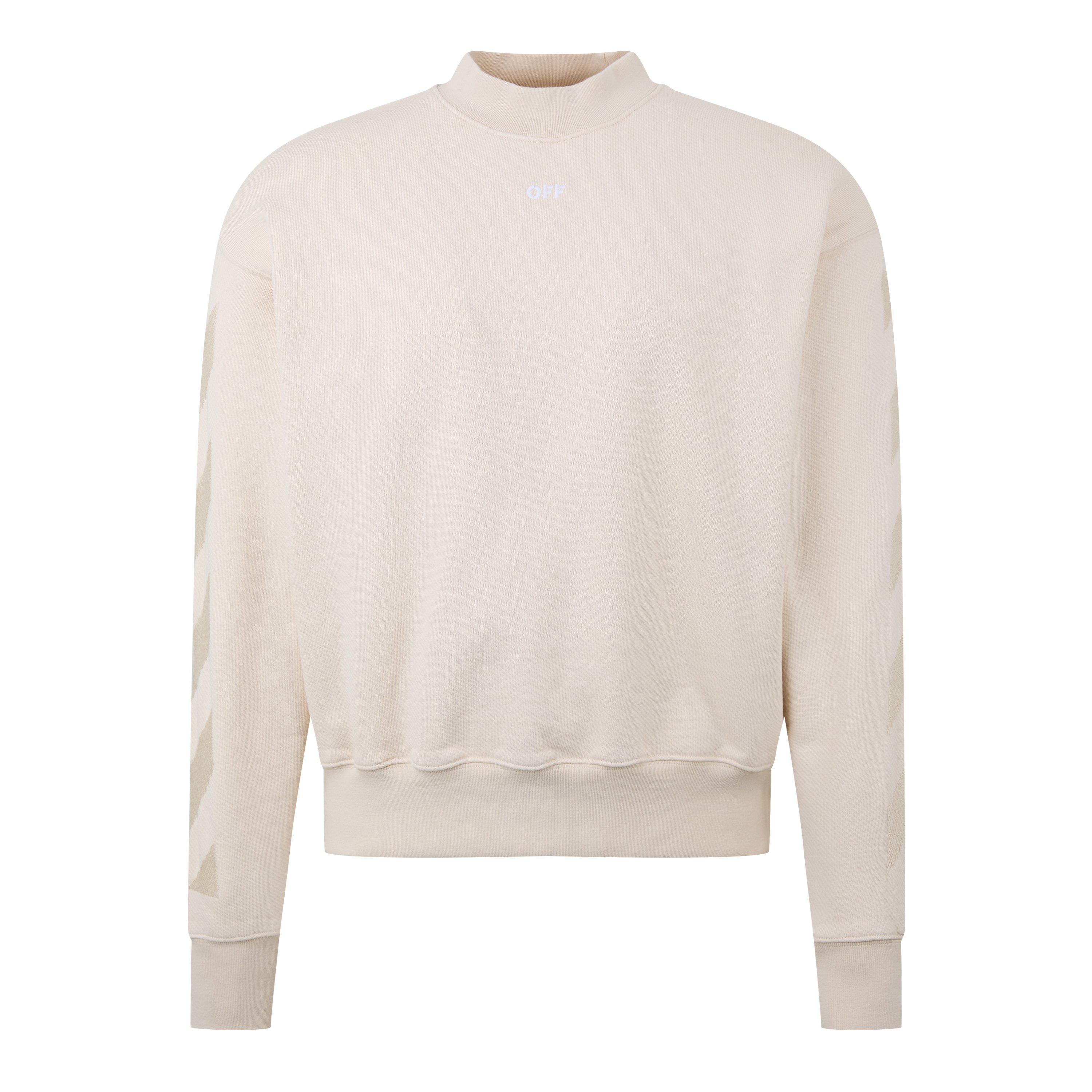 Off White Logo Crew Sweater