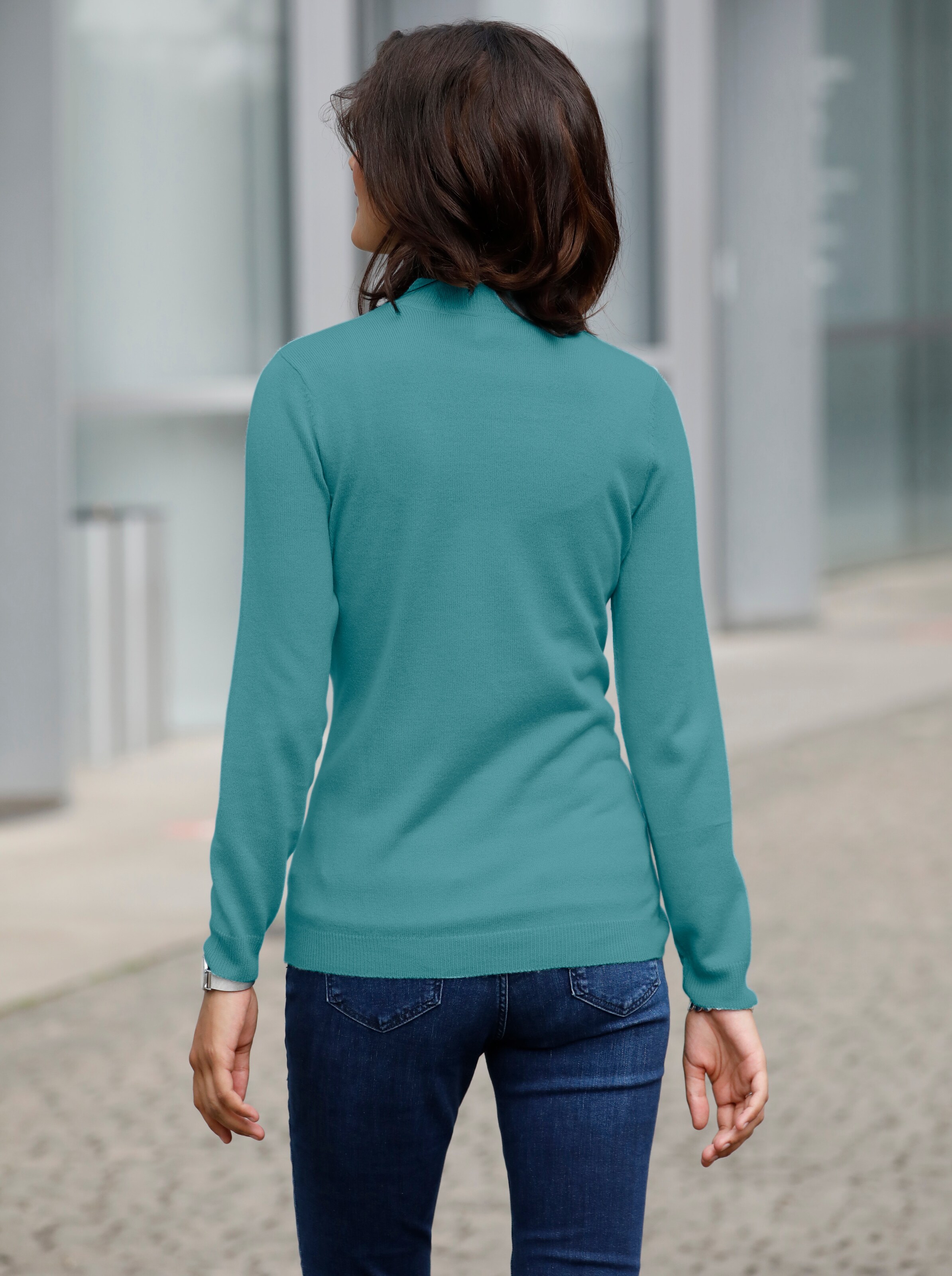Stehkragenpullover
