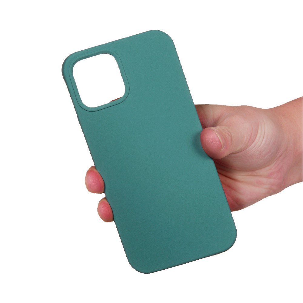 iPhone 15 Pro Silikon Case Hülle - Petrol