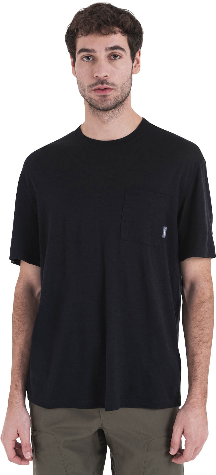Merino 150 Tech Lite III SS Relaxed Herre Black