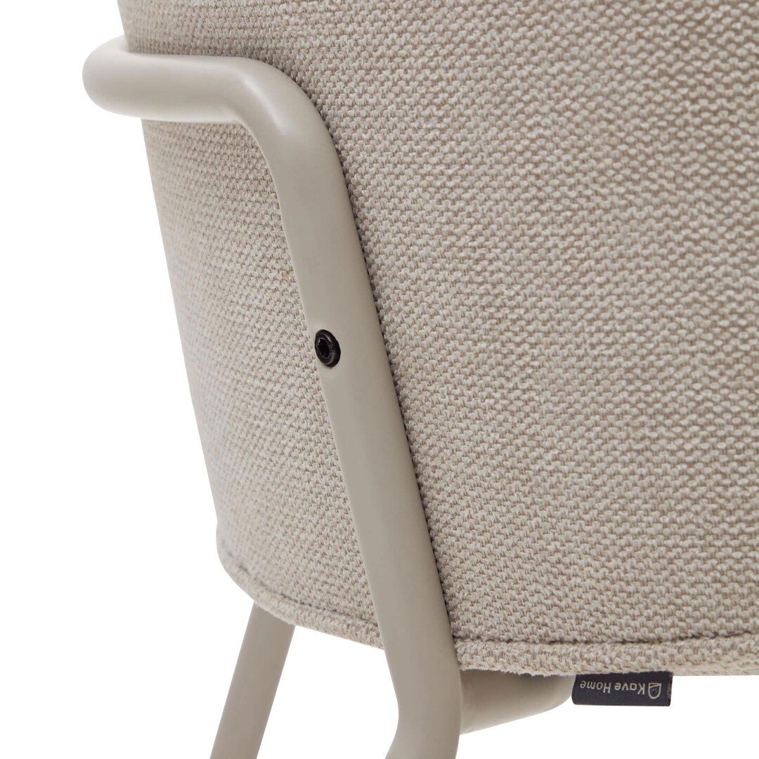 Kave Home Armlehnstuhl YUNIA 2er Set beige
