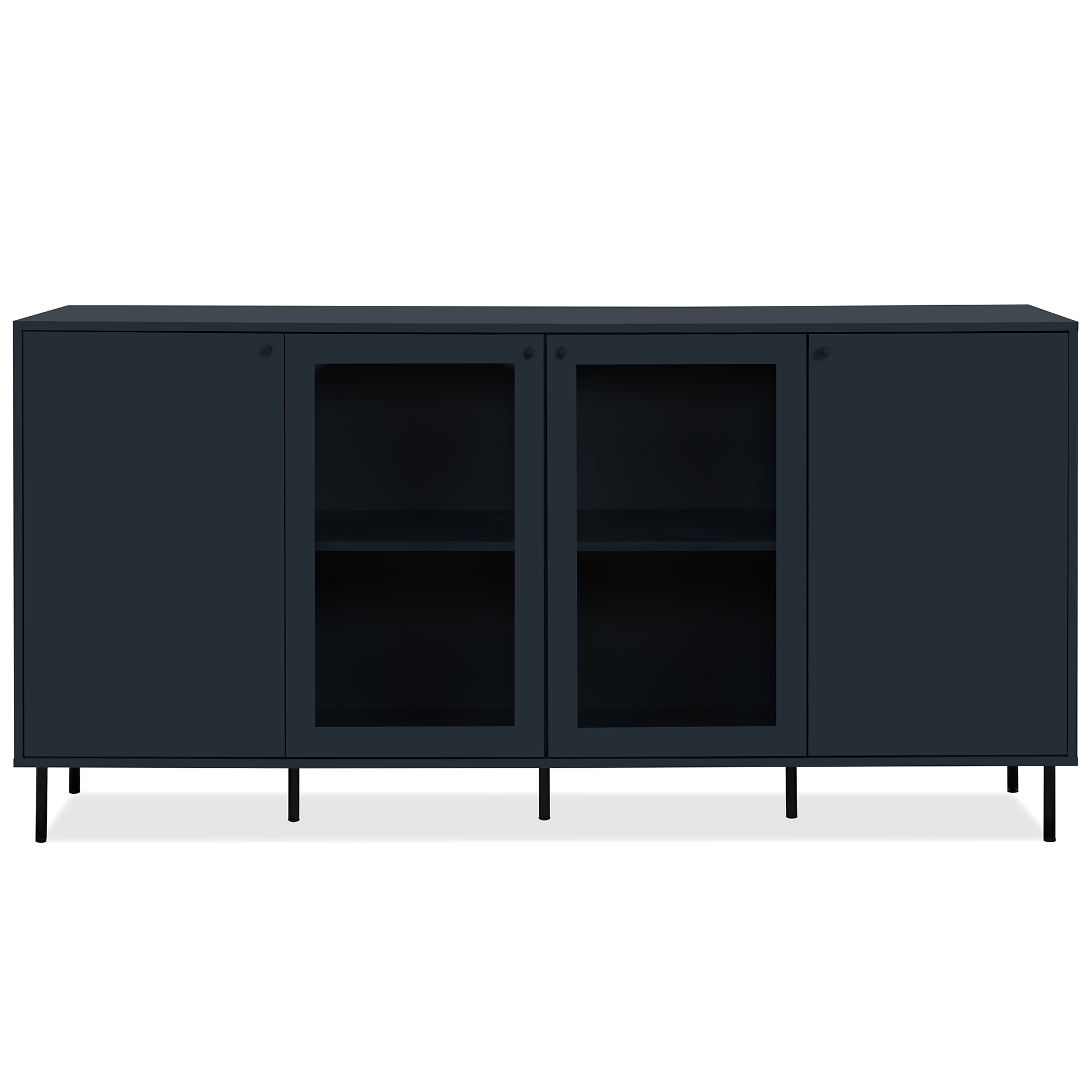 Sideboard - navyblau - 180 cm breit
