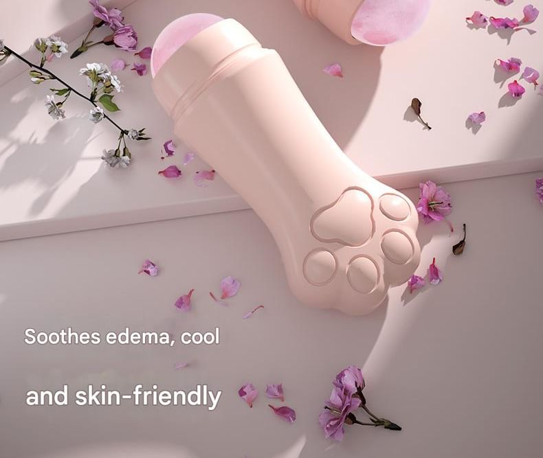 Worthbuy - Cat Paw Oil Control Gezichtsroller / Gezichtsmassager