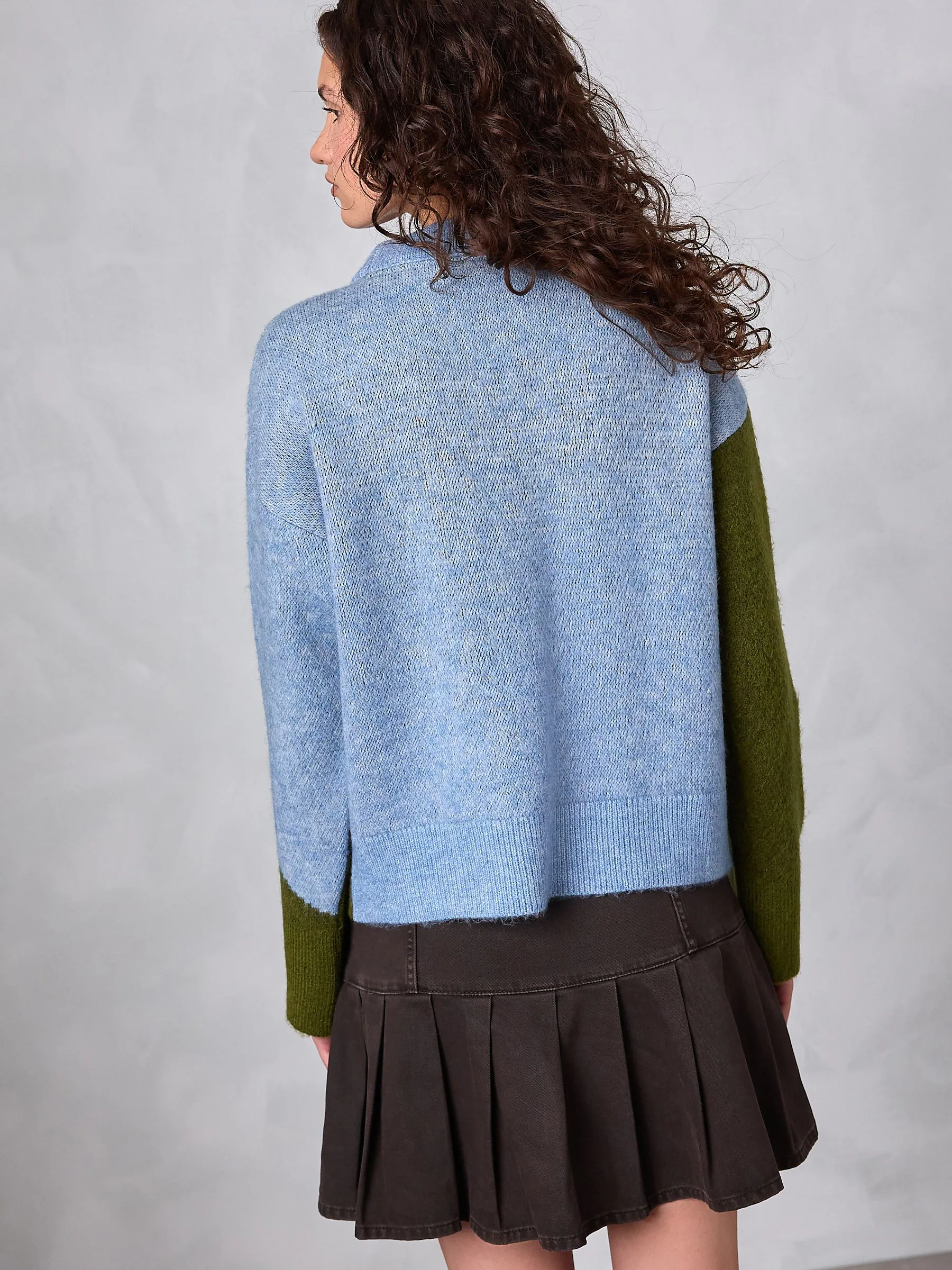 Groen - Landscape Scene Crew Neck Jumper