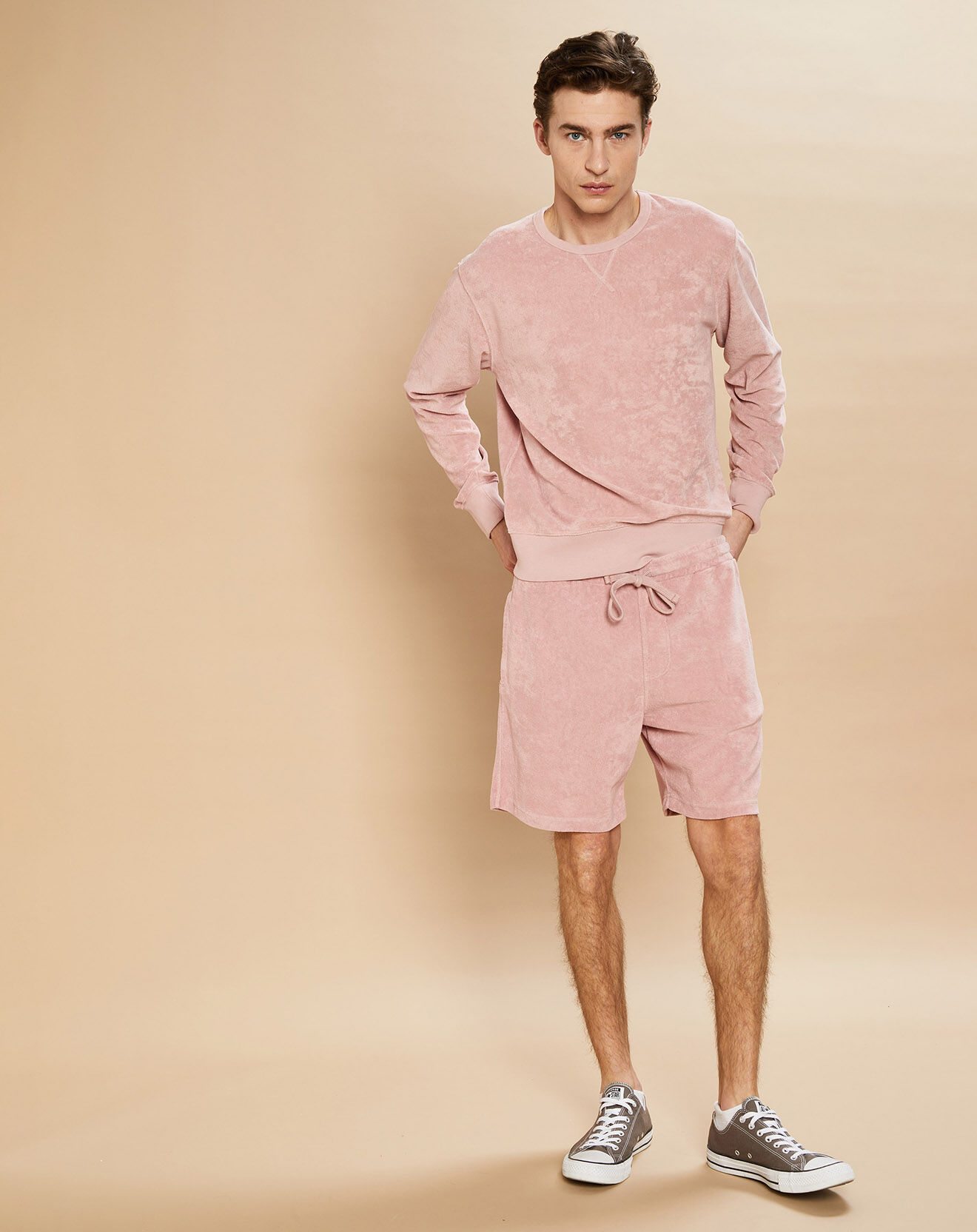 Hartford Sweat en éponge rose