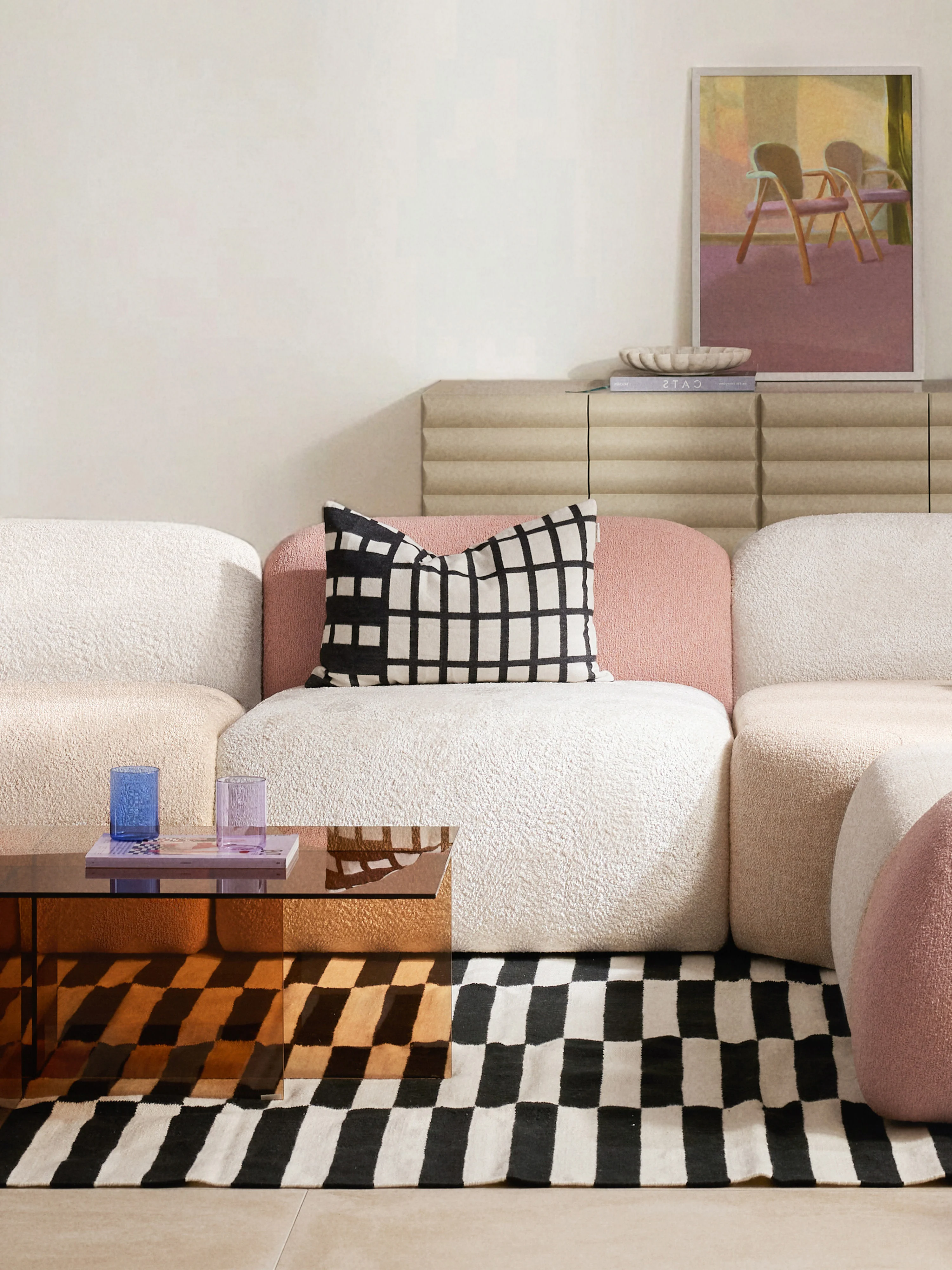Modulaire hoekbank Wolke (4-zits), Fuorisalone Edition