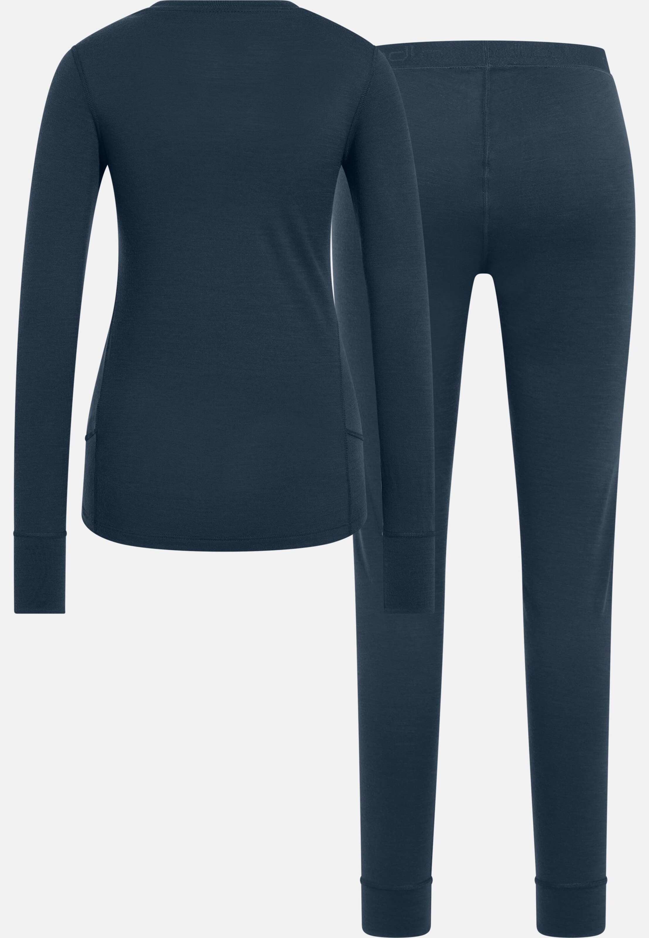 Natural Merino 200 Base layer Set in blue wing teal - blue ashes