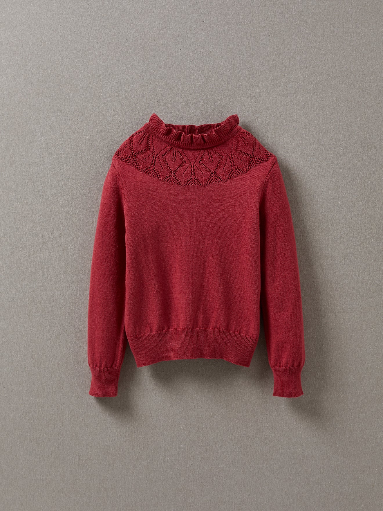 Pull Fille coton et cachemire