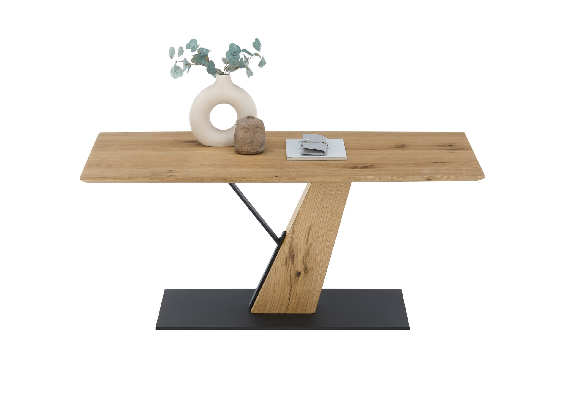 CASAVANTI Couchtisch BRESCIA 110 x 60 cm Eiche Schwarz