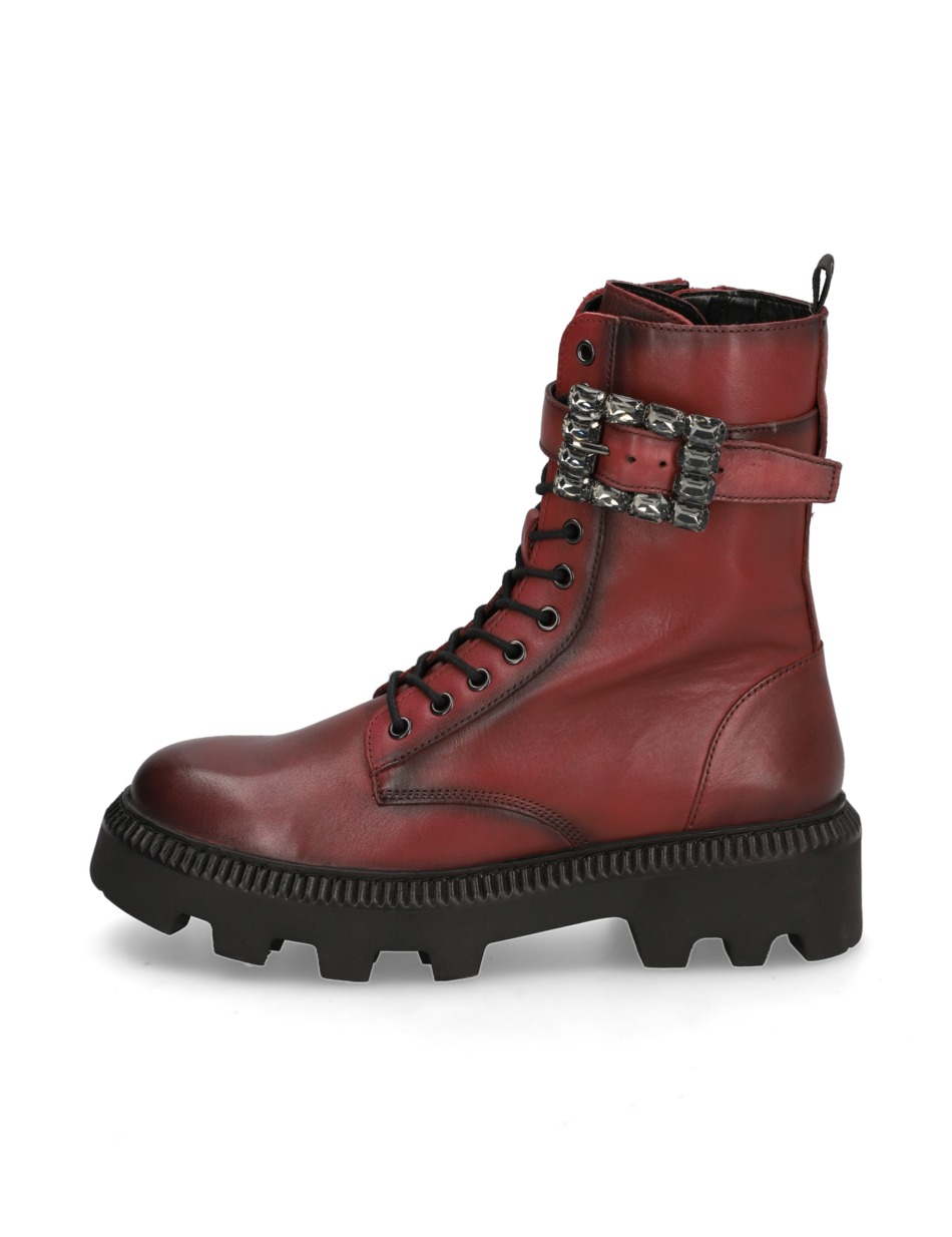Glattleder Schnürboot