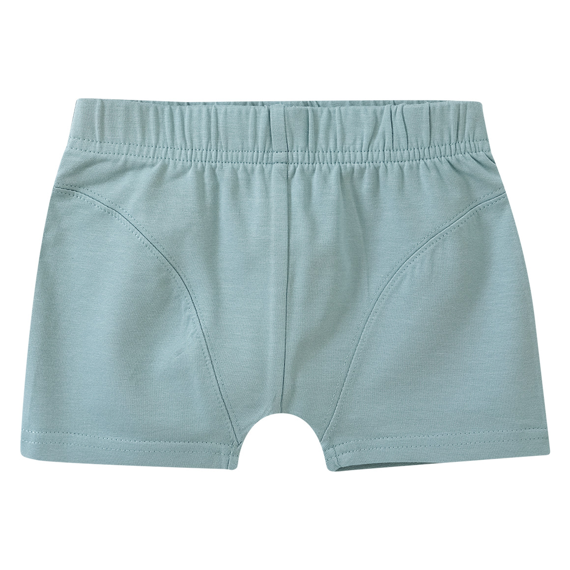 Famy 3 Jungen Boxer mit Bio-Baumwolle salbei / dunkelgrau / weiss