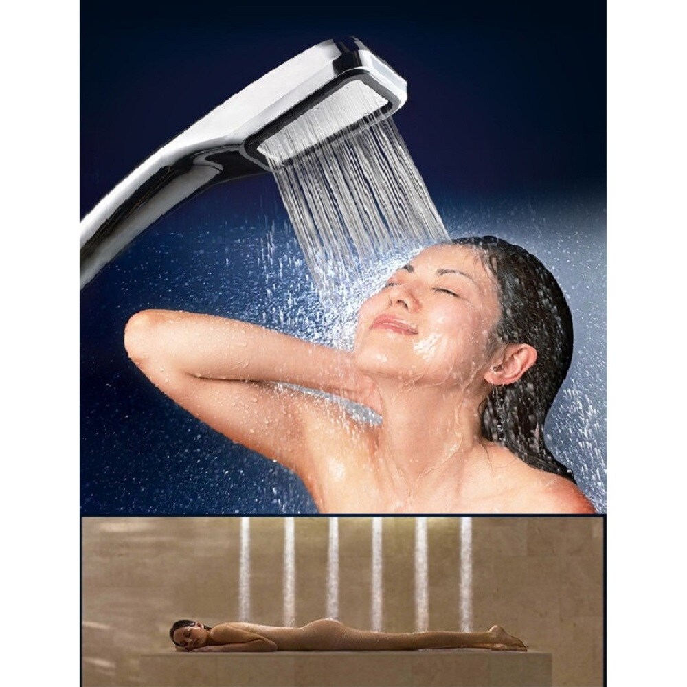 TroniTechnik® Duschbrause Handbrause Duschkopf Massagedusche Brause BOOST mit 300 feinen Wasserstrahlen