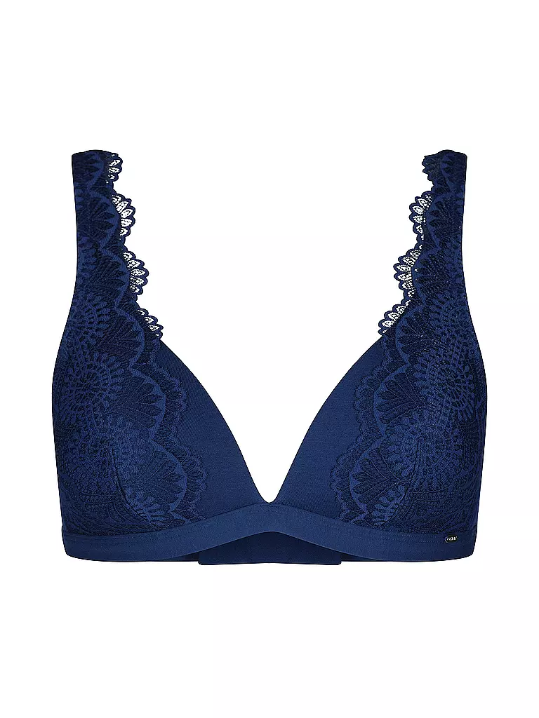 SKINY Triangel BH COTTON ORNAMENTS peacock blau