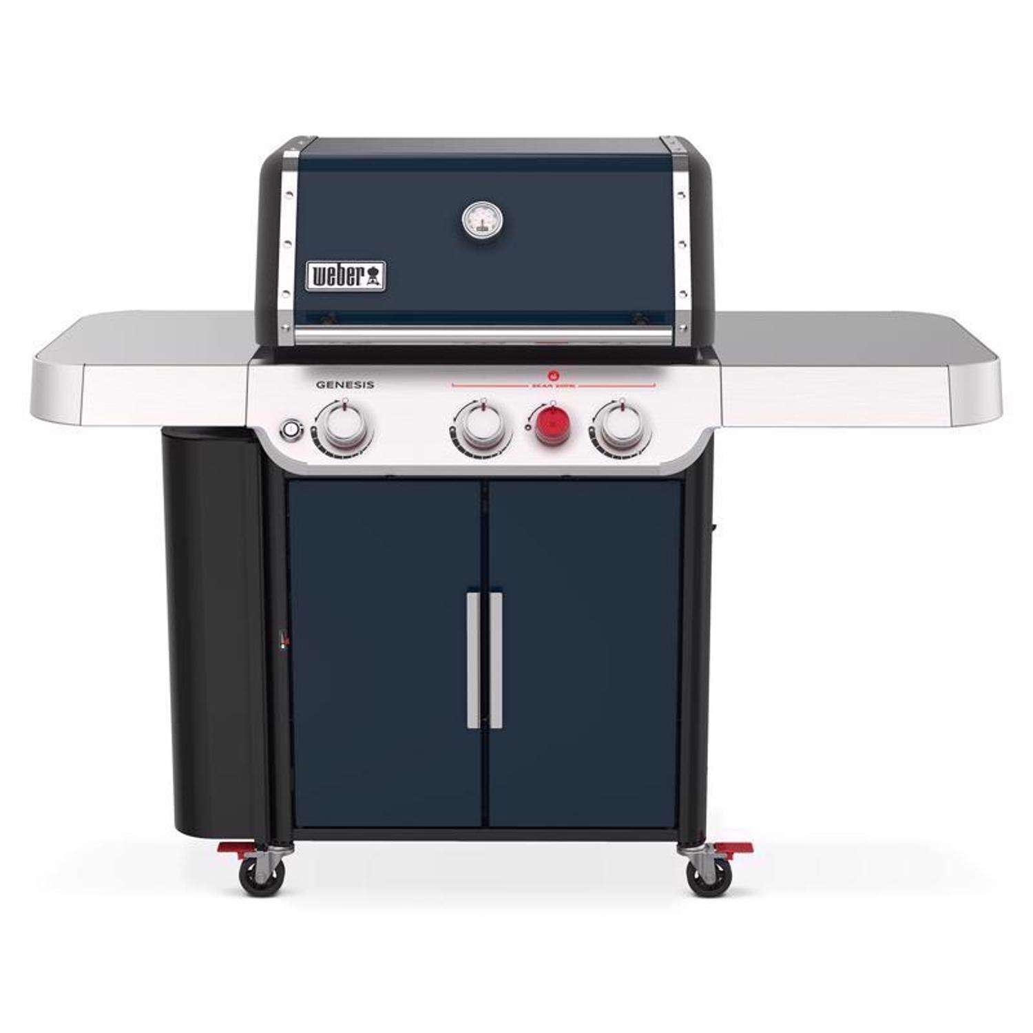 Churrasqueira a gás propano Weber Genesis SA-E-330 com 3 queimadores, cor índigo.