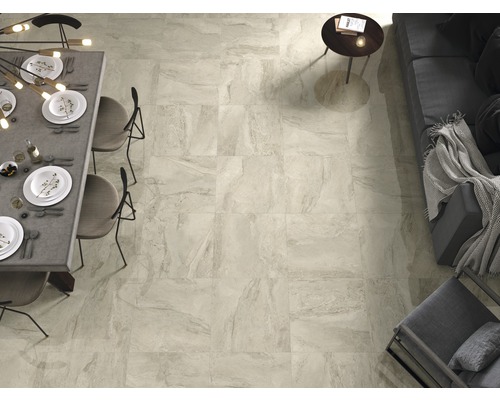 Porseleinen wand- en vloertegel Sicilia 80 x 160 x 0,97 cm Avorio gepolijst beige