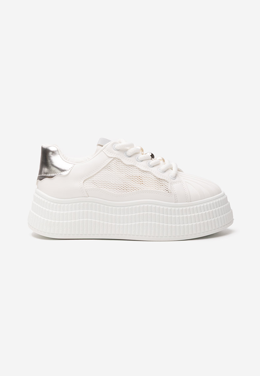 Baskets à plateforme blancs Particia V2