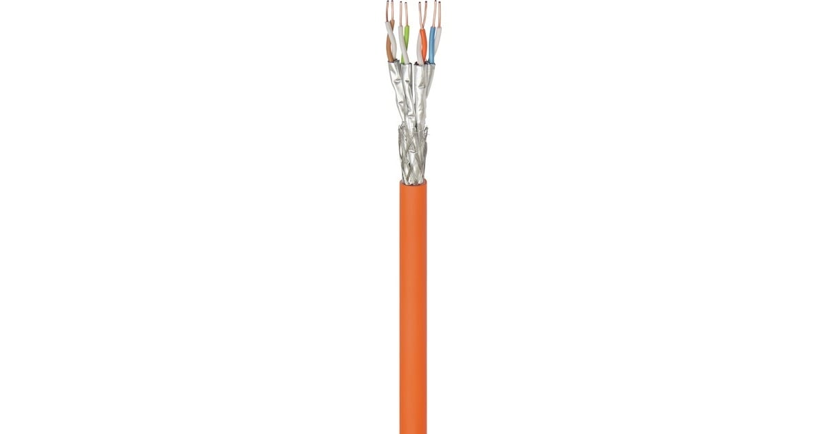 goobayPatchkabel RJ-45 S/FTP met Cat.7a  (Oranje, 250 meter)